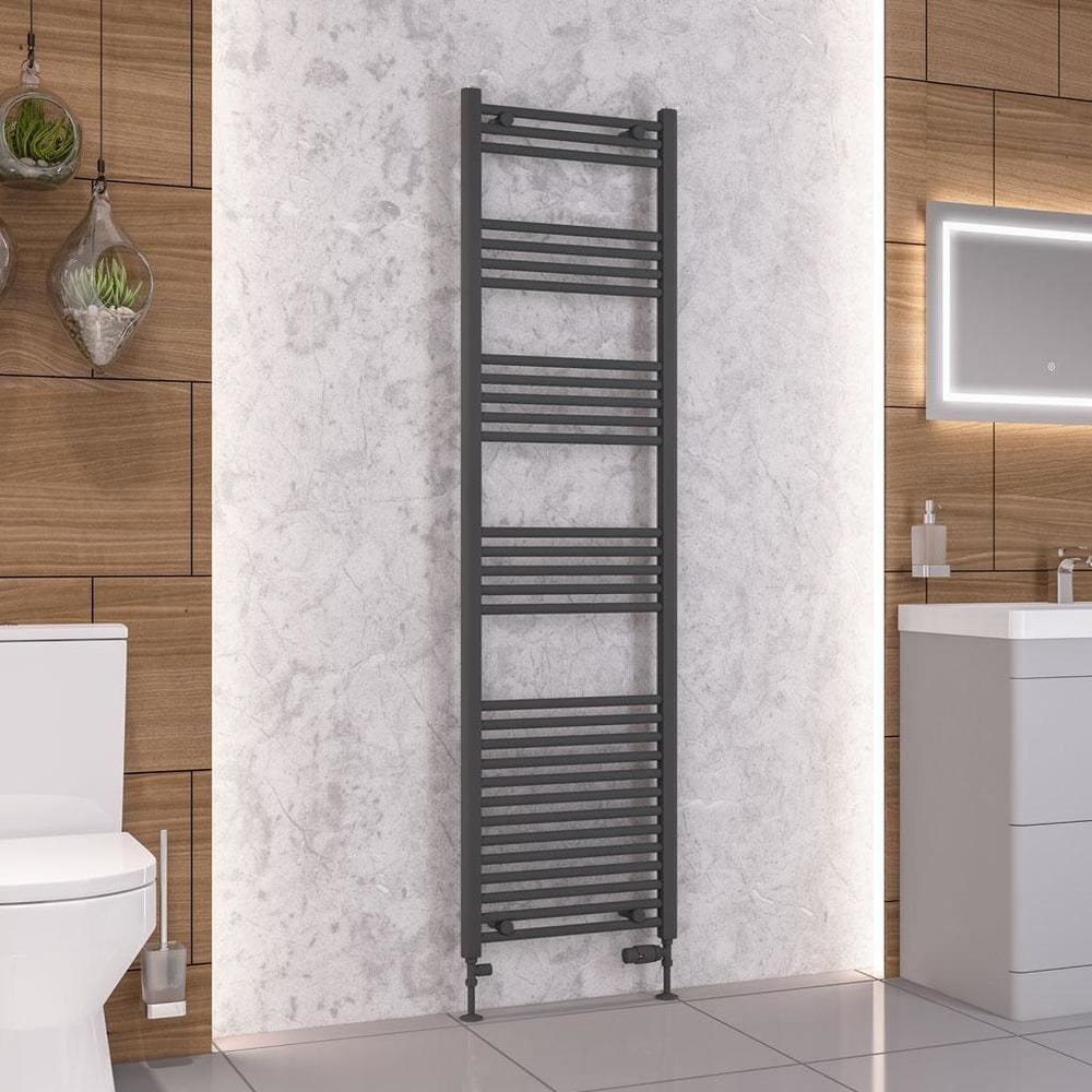Eastbrook Wendover Straight Heated Towel Rail in Anthracite