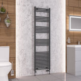 Eastbrook Wendover Straight Heated Towel Rail in Anthracite