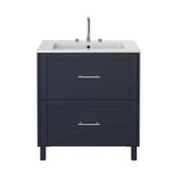 Heritage Floor Standing Vanity Unit Midnight Blue / 2 Heritage Lynton 800mm Floor Standing Unit with Basin