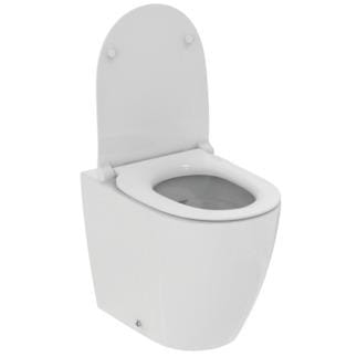 Ideal Standard Back to Wall Toilet Ideal Standard i.life O Back to Wall Rimless Toilet with HydroTwist Flush and Soft Close Seat