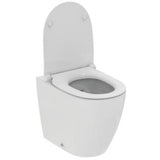 Ideal Standard Back to Wall Toilet Ideal Standard i.life O Back to Wall Rimless Toilet with HydroTwist Flush and Soft Close Seat