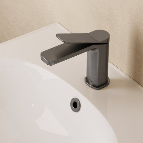 Crosswater Mono Basin Tap Slate Crosswater Glide II Mono Basin Mixer Tap