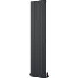 Aquarius Bathrooms Panel Radiator 1800 x375mm / Black Aquarius Maxx Flat Panel Radiator