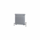Eastbrook Column Radiator Eastbrook Rivassa Traditional 2 Column Radiator in Chrome Effect