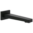 Villeroy & Boch Bath Spout Matt Black Villeroy & Boch Architectura Square Wall Mounted Bath Spout