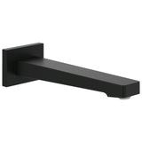 Villeroy & Boch Bath Spout Matt Black Villeroy & Boch Architectura Square Wall Mounted Bath Spout