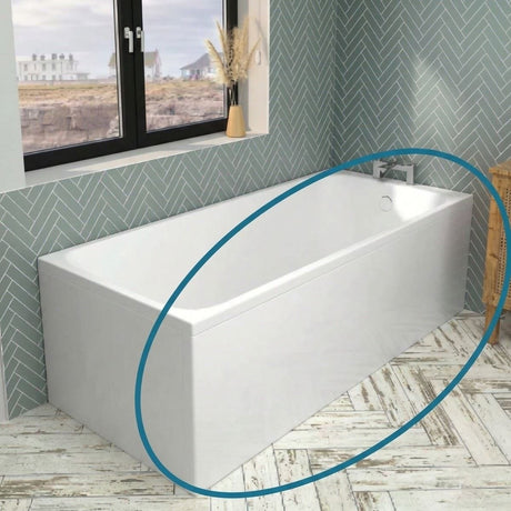 Eastbrook Bath Panel 1675mm / 5mm Acrylic Eastbrook Flat Front Bath Panel