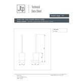JTP Toilet Roll Holder JTP HIX Toilet Brush and Holder