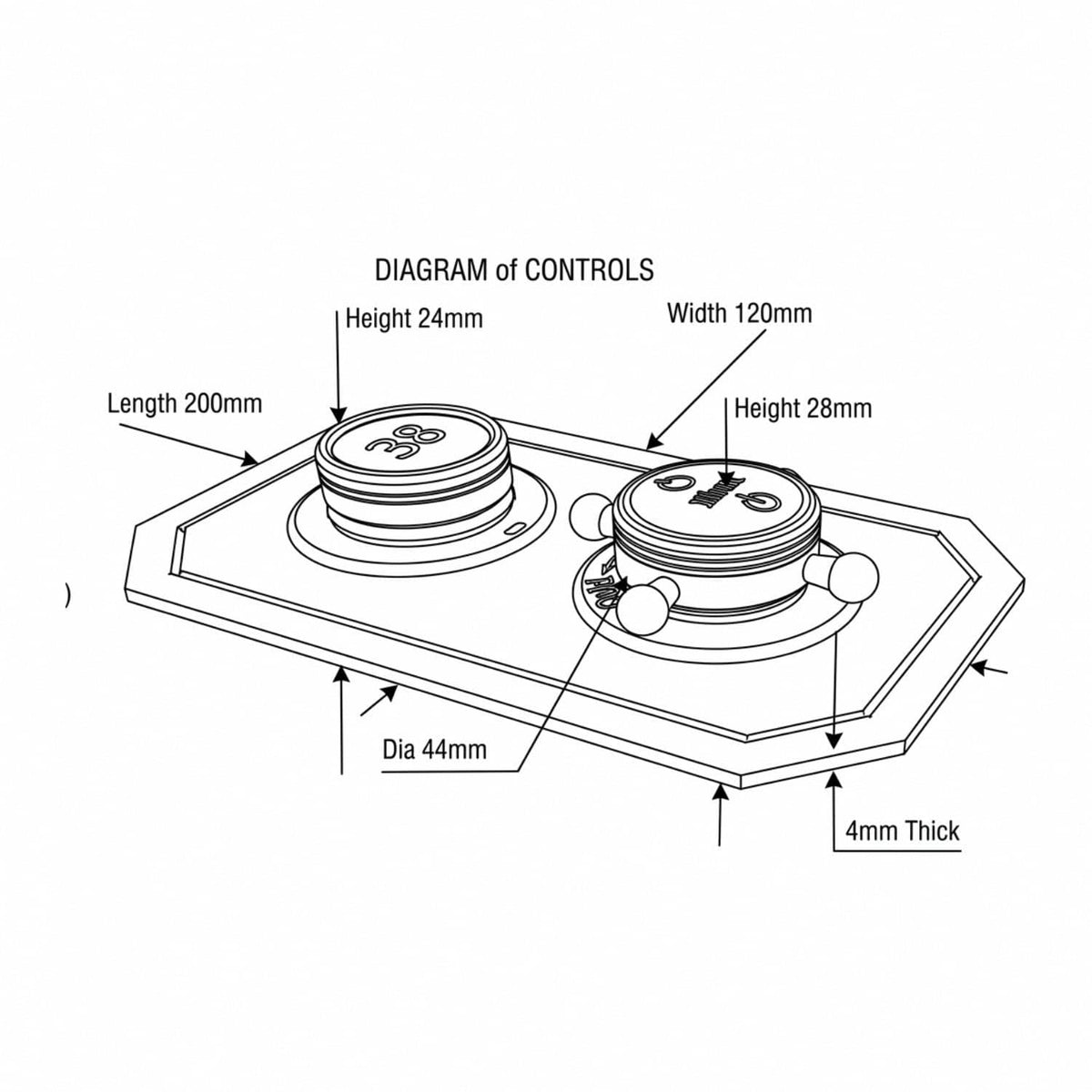 TED Concealed Shower Valve TED Wyse Traditional 2/3 Outlet Digital Shower Valve with Crosshead Handle