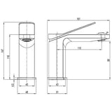 Crosswater Mono Basin Tap Crosswater Glide II Mono Basin Mixer Tap