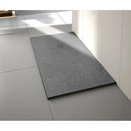 Merlyn Rectangle Shower Tray Merlyn Truestone Rectangle Shower Tray - 1400 x 900mm in Fossil Grey