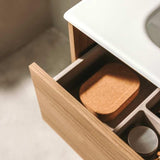 Roca Wall Mounted Vanity Unit Roca Tenet 600mm Wall Mounted Two Drawer Vanity Unit with Basin