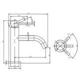 Crosswater Mono Basin Tap Crosswater MPRO Monobloc Basin Mixer Tap