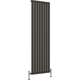 Aquarius Bathrooms Panel Radiator Aquarius Flat Single Vertical Radiator