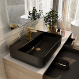 Aquarius Countertop Basin Black / 600mm Aquarius JF-Series 1 Taphole Countertop Basin
