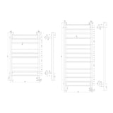 Reina Designer Towel Radiator Reina Arnage Dry Electric Designer Towel Radiator