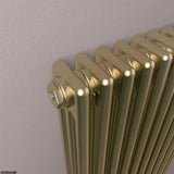 Eastbrook Column Radiator Eastbrook Rivassa Traditional 3 Column Radiator in Bronze Effect