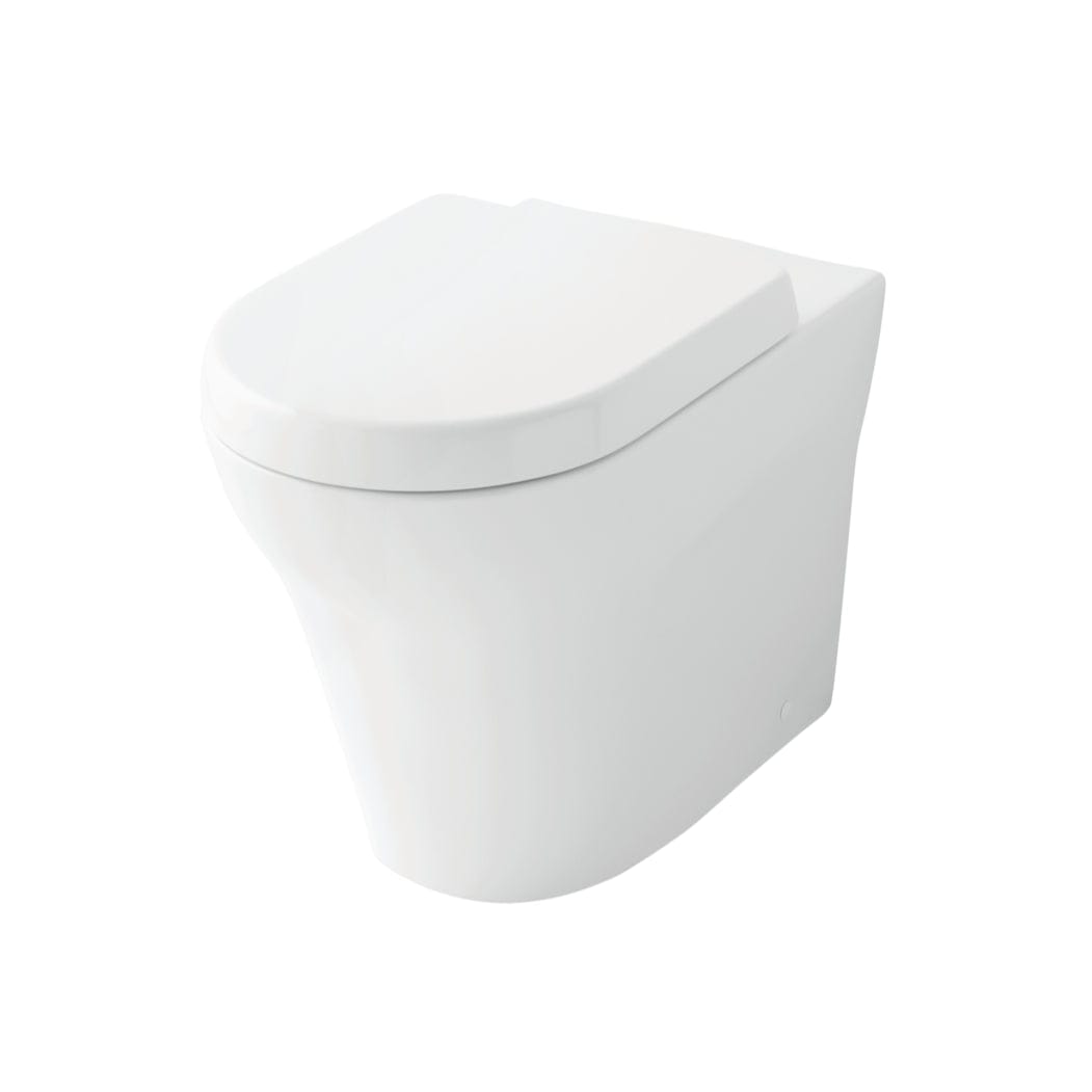 TOTO Back To Wall Toilet TOTO MH Back To Wall Rimless Toilet with Tornado Flush and Soft Close Seat
