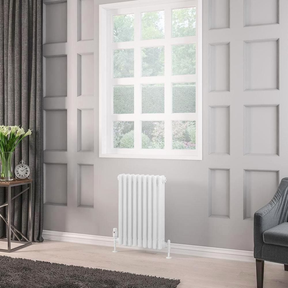 Eastbrook Rivassa Traditional 3 Column Radiator in White