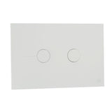 JTP Flush Plate Matt White JTP Metal Pneumatic Flush Plate