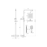 Aquarius Bathrooms Complete Bathroom Suite Aquarius Altano Complete Bathroom Suite with 1700mm L-Shaped Bath, Toilet, Basin, Shower & Taps