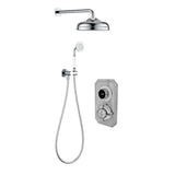 TED Exposed Shower Set TED Wyse 2 Outlet Shower Kit with Showerhead and Handset