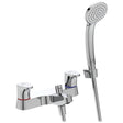 Ideal Standard Bath Filler Tap Ideal Standard Cerabase Dual Control Bath Filler Tap with Shower Set in Chrome