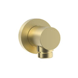 Roca Shower Brackets and Outlets Brushed Brass Roca Aqua 1/2" Water Outlet for Shower Hose