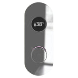 TED Concealed Shower Valve Chrome TED Togo 2/3 Outlet Concealed Digital Shower Valve with Oval Plate