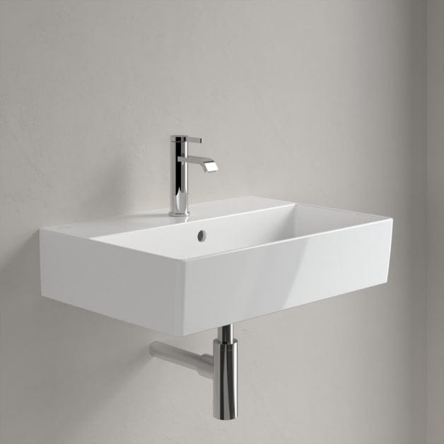 Villeroy & Boch Wall Hung Basin 600mm Villeroy & Boch Memento 2.0 Wall Hung Basin with Overflow in White Alpin
