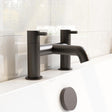 Imex Bath Mixer Matt Black Imex Ravine Bath Filler