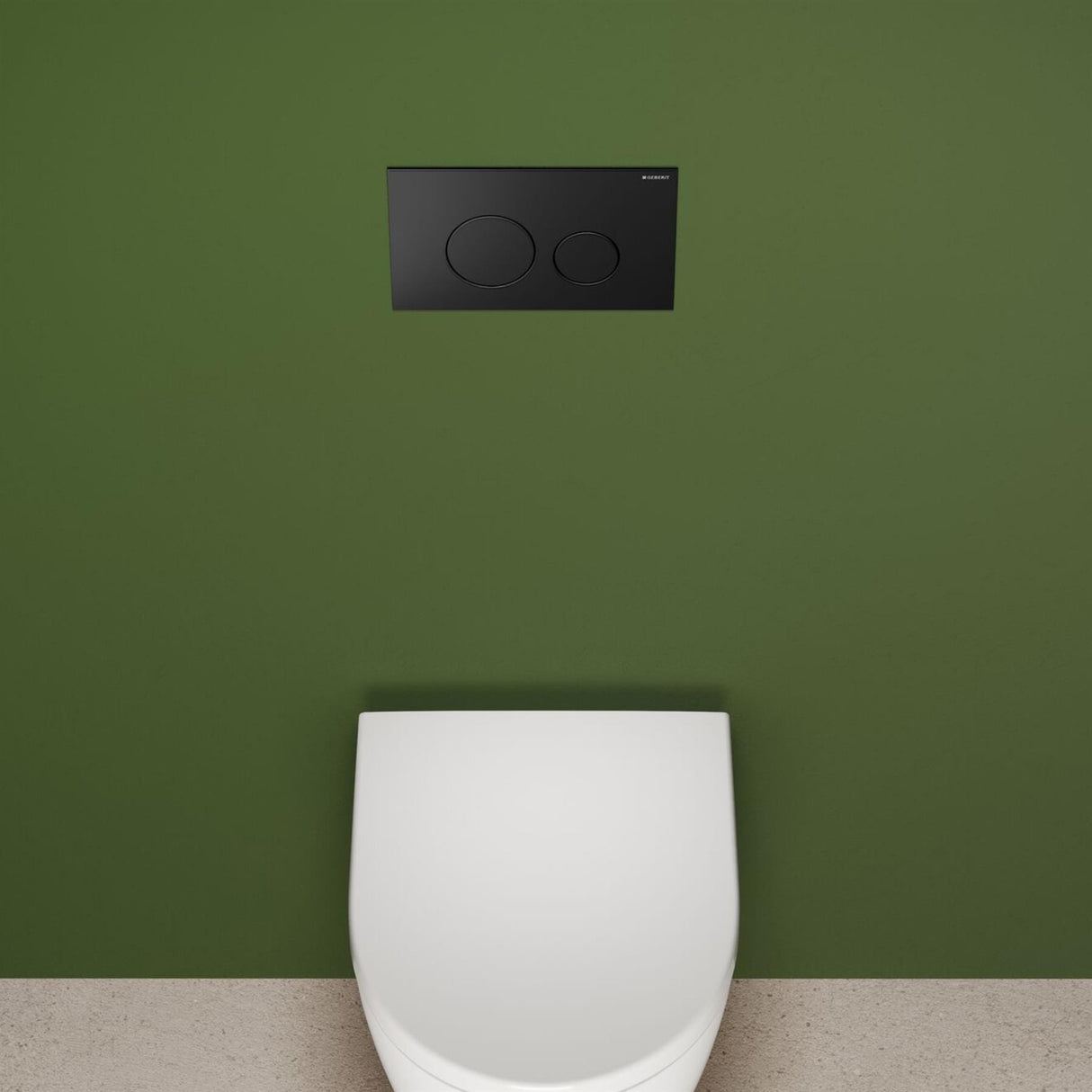 Geberit Flush Plate Geberit Sigma Round Glass Flush Plate
