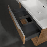 Villeroy & Boch Wall Mounted Vanity Unit Villeroy & Boch Subway 3.0 Wall Hung 800mm Two Drawer Vanity Unit with Basin