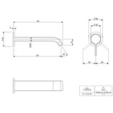 Villeroy & Boch Wall Mounted Basin Tap Villeroy & Boch Dawn Wall Mounted Single-Lever Basin Mixer Tap