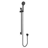Britton Shower Riser Rail Britton Hoxton Shower Slider Rail with Handset, Hose and Outlet Elbow in Matt Black