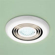 HiB Inline Turbo Fan White / Cool White LED HiB Turbo Wet Room Inline Ceiling Fan