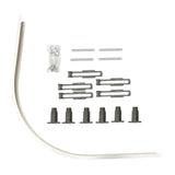 Aquarius Riser Kit Quadrant upto 900mm Aquarius Urbano Riser Leg Kit for 45mm White Stone Resin Trays