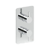 Britton Concealed Shower Valve Britton Hoxton 2.0 1 Outlet, 2 Handle Concealed Thermostatic Shower Valve