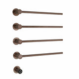 JTP Designer Towel Rail Brushed Bronze JTP Onyx Electric Designer Towel Radiator