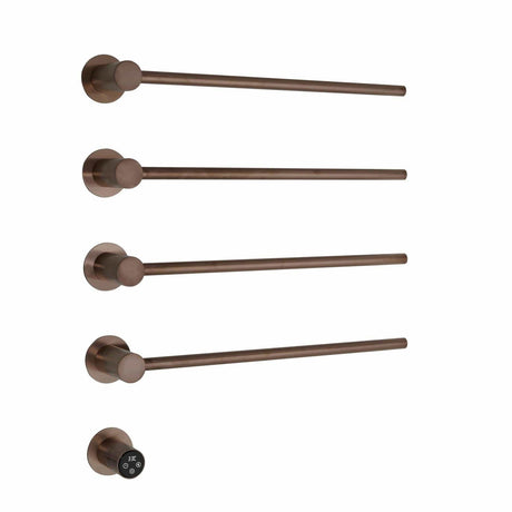 JTP Designer Towel Rail Brushed Bronze JTP Onyx Electric Designer Towel Radiator