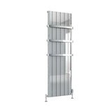 Eastbrook Panel Radiator Eastbrook Peretti Straight Vertical Aluminium Radiator in Polished Aluminium