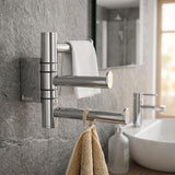 Smedbo Robe Hook Smedbo Air Swing Arm Triple Towel Hook in Chrome