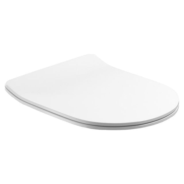 Saneux Toilet Seat Saneux Uni Slimline Soft Close Seat in White (For Uni Wall Hung Toilet)