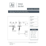 JTP Mono Basin Tap JTP Grosvenor Cross Mono Basin Mixer Tap with Pop Up Waste