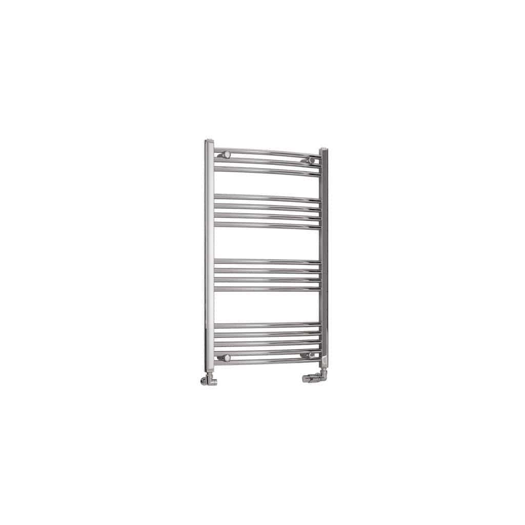Eastbrook Wendover Curved Vertical Heated Towel Rail in Chrome