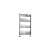 Eastbrook Wendover Curved Vertical Heated Towel Rail in Chrome