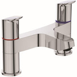 Ideal Standard Bath Mixer Ideal Standard Ceraflex 2 Tap Hole Dual Control Bath Filler Tap in Chrome