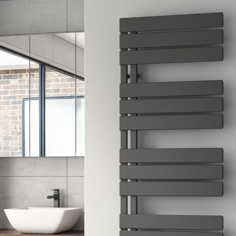 Reina Designer Towel Radiator Reina Vada Vertical Aluminium Central Heating Towel Rail