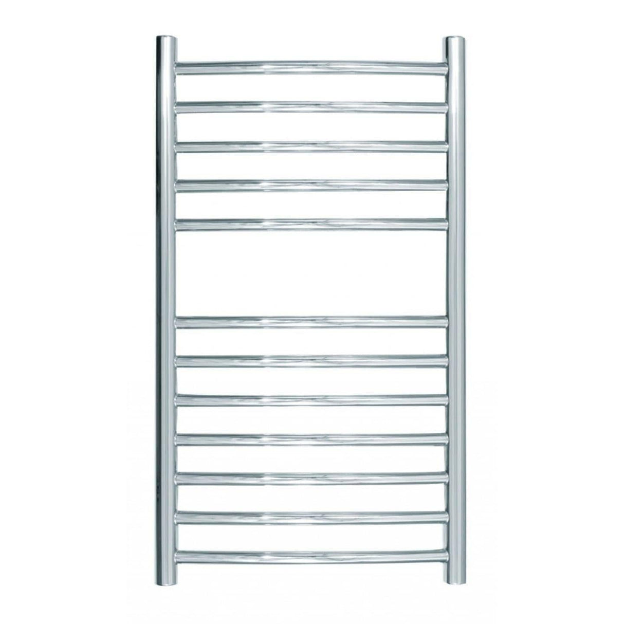 JIS Ladder Rail 700 x 400mm / Polished Chrome / Central Heating JIS Sussex Camber Vertical Stainless Steel Curved Heated Towel Rail