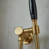 Vado Shower Handset Booth & Co. Axbridge Single Function Shower Handset with Hose, and Intergrated Outlet and Bracket